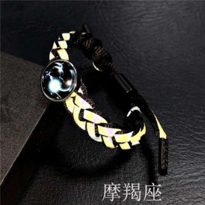 Constellation Pop Fashion Weaving Rope Luminous Bracelet - Capricorn