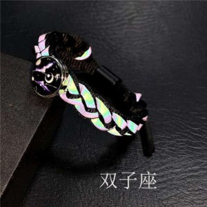 Constellation Pop Fashion Weaving Rope Luminous Bracelet - Gemini