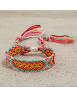 Bohemian Weaving Fashion Women Friendship Bracelet - Color 3