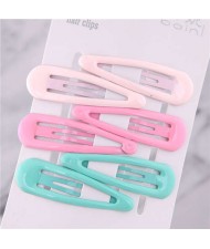 Candy Color Korean Cute Fashion Women Hair Clips Combo