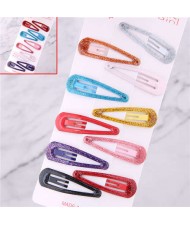 Shining Design Korean Fashion Women Hair Clips Combo (Random Colors)