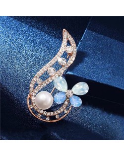 Joyful Christmas Tree Design High Fashion Alloy Brooch
