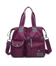 (4 Colors Available) Autumn and Winter Multiple Pockets High Fashion Design Women Nylon Tote Bag/ Shoulder Bag