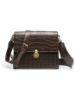 (5 Colors Available) Korean Fashion Square Simple Design Women PU Shoulder Bag