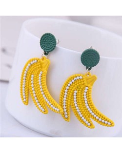Cute Banana High Fashion Women Alloy Costume Earrings