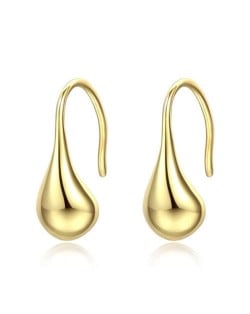 Abstract Waterdrop Inspired Design 925 Sterling Silver Earrings