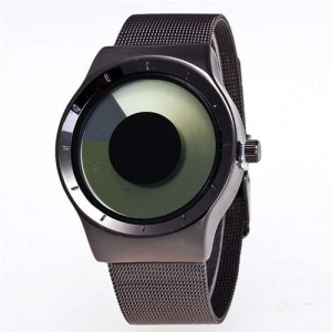 Unique Vortex High Fashion Stainless Steel Wrist Watch - Green