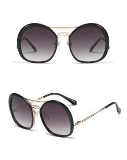 6 Colors Available Irregular Round Frame High Fashion Women Sunglasses