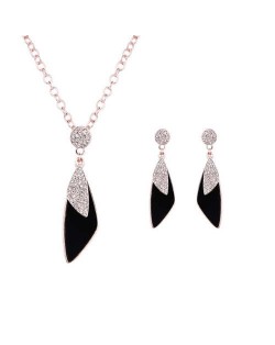 Crystal Embellished Graceful Women Jewelry Set