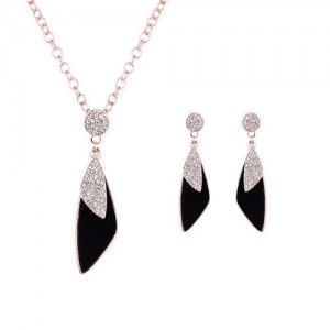 Crystal Embellished Graceful Women Jewelry Set