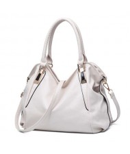 (5 Colors Available) Western High Fashion Elegant Casual Design Women PU Tote Bag/ Shoulder Bag