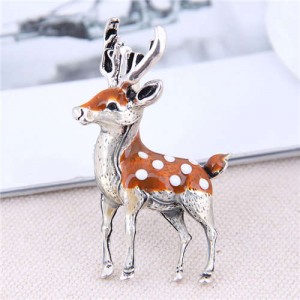 Sika Deer Design Korean Fashion Alloy Women Brooch