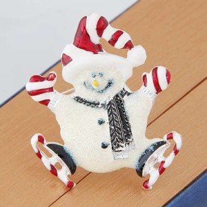 Snowman Winter Fashion Alloy Women Brooch