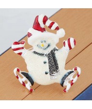 Snowman Winter Fashion Alloy Women Brooch