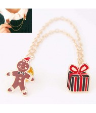 Clown and Gift Chain Design Fashion Alloy Women Brooch