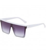 8 Colors Available Integrated Design Frame Street High Fashion Women Sunglasses