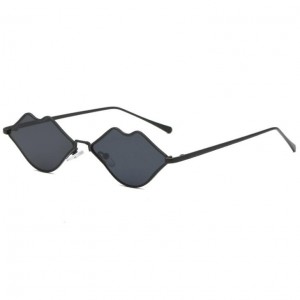 6 Colors Available Lips Shape Design High Fashion Women Sunglasses