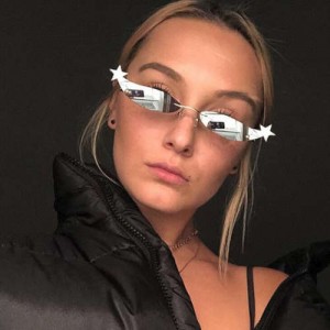 5 Colors Available Star Design Street High Fashion Women Sunglasses