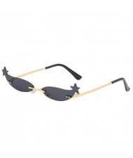 5 Colors Available Star Design Street High Fashion Women Sunglasses