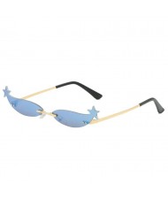 5 Colors Available Star Design Street High Fashion Women Sunglasses