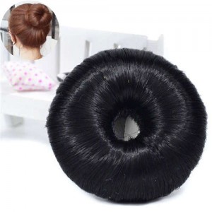 Hair Buns Style Synthetic Hair Korean Fashion Women Hair Band - Black