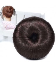 Hair Buns Style Synthetic Hair Korean Fashion Women Hair Band - Natural Color