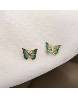 Vintage Design Delicate Butterfly Women Graceful Fashion Alloy Earrings