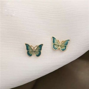 Vintage Design Delicate Butterfly Women Graceful Fashion Alloy Earrings