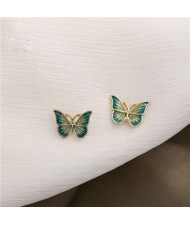 Vintage Design Delicate Butterfly Women Graceful Fashion Alloy Earrings