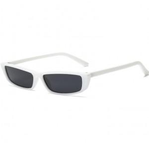 6 Colors Available Vintage Slim Frame Design Street High Fashion Women Sunglasses