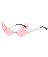 6 Colors Available Unique Flame Design Online Stars Fashion Sunglasses