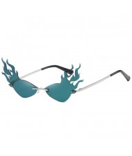 6 Colors Available Unique Flame Design Online Stars Fashion Sunglasses