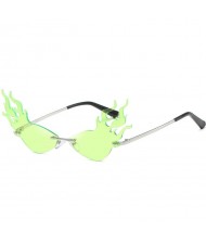 6 Colors Available Unique Flame Design Online Stars Fashion Sunglasses