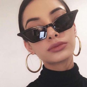 8 Colors Available Vintage Style Mini Fashion Cat Eye Design Sunglasses