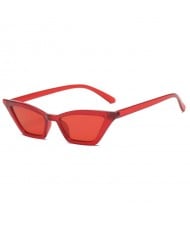 8 Colors Available Vintage Style Mini Fashion Cat Eye Design Sunglasses