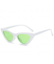 12 Colors Available Vintage Cat Eye Pop Street High Fashion Women Sunglasses