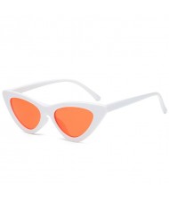 12 Colors Available Vintage Cat Eye Pop Street High Fashion Women Sunglasses