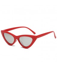 12 Colors Available Vintage Cat Eye Pop Street High Fashion Women Sunglasses