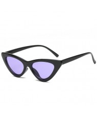 12 Colors Available Vintage Cat Eye Pop Street High Fashion Women Sunglasses
