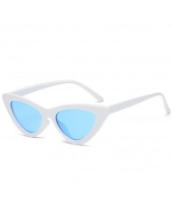 12 Colors Available Vintage Cat Eye Pop Street High Fashion Women Sunglasses