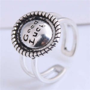 Vintage Style Open-end Copper Lucky Ring