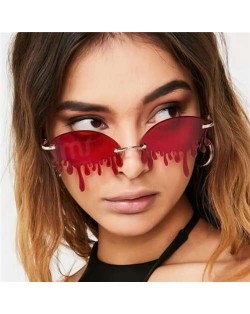 10 Colors Available Tearing Design Internet Celebrity Funny Style High Fashion Women Sunglasses