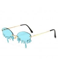 10 Colors Available Tearing Design Internet Celebrity Funny Style High Fashion Women Sunglasses