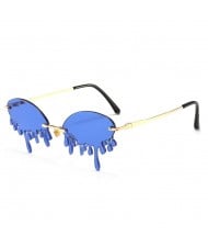 10 Colors Available Tearing Design Internet Celebrity Funny Style High Fashion Women Sunglasses