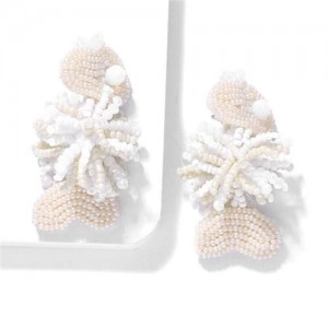 Bohemian Fashion Mini Beads Creative Animals Design Internet Celebrities Choice Women Costume Earrings - Fish