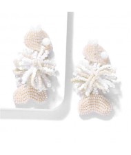 Bohemian Fashion Mini Beads Creative Animals Design Internet Celebrities Choice Women Costume Earrings - Fish
