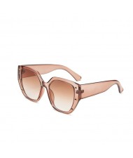 5 Colors Available Rivet Decorated Irregular Frame Unique Fashion Women Sunglasses
