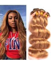 Body Wave Color 27 Brazilian Virgin Remy Hair 1 Piece Human Hair Bundle