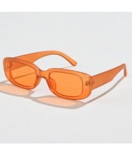 10 Colors Available Vintage Thick Oblong Frame Western Fashion Women Sunglasses