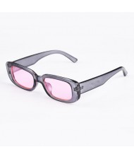 10 Colors Available Vintage Thick Oblong Frame Western Fashion Women Sunglasses